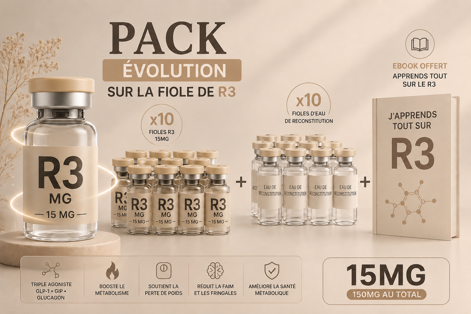 Pack Évolution – RT15 (150 mg)